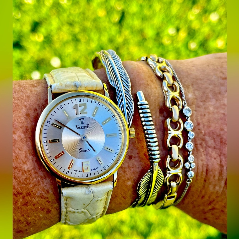 Vintage 14k Gold Vicence Italy Ladies Watch